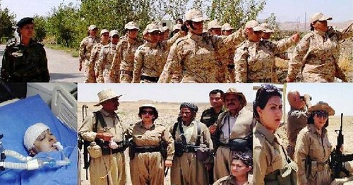 استشهاد اول امرأة في قوات بيشمركة كوردستان
